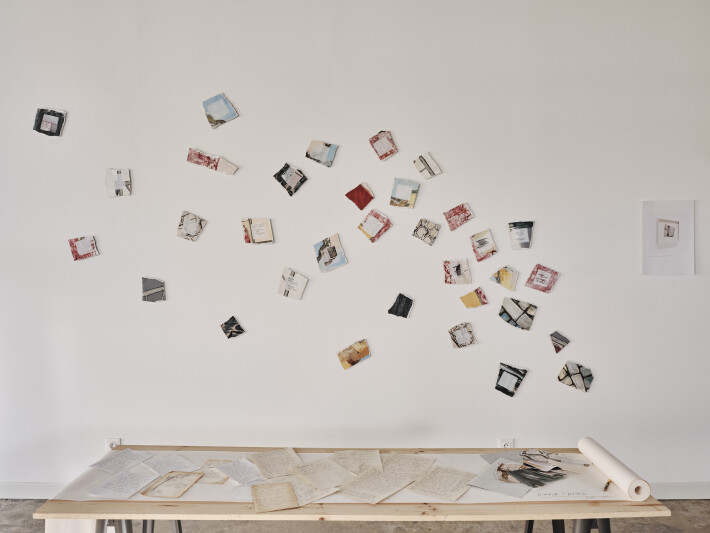 Marvila notes and Fragments / Installation view at 119 Marvila Studios. Courtesy of Fabio Cunha